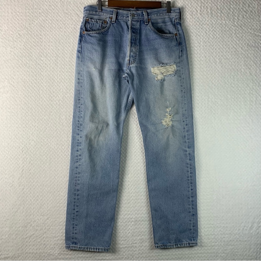 Vintage Levis 501 XX Jeans Mens 33/32 Original Button Fly Red Tab